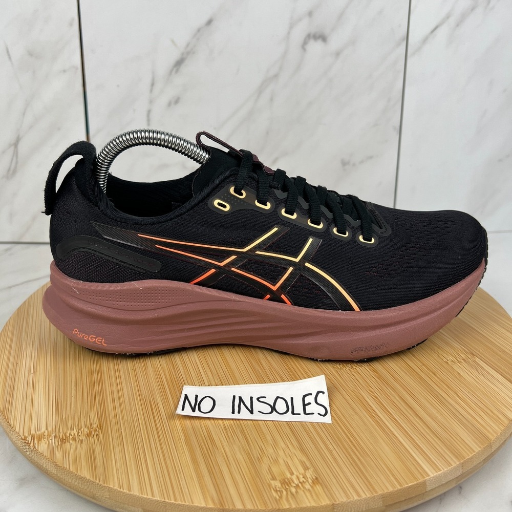 Asics Gel Kayano 32 Womens Size 9 Black Graphite Grey Running Shoes 1012B838